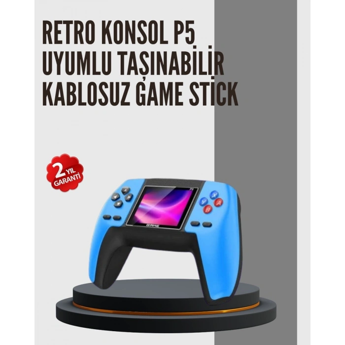 Nostaljik Mini Gamepad | 520 Hazır Oyun Tak Ve Oyna