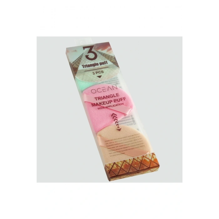 Ocean 3 Adet Oval Makyaj Süngeri