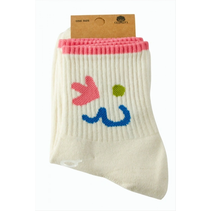 Ok Figürlü Kolej Çorap 8*28