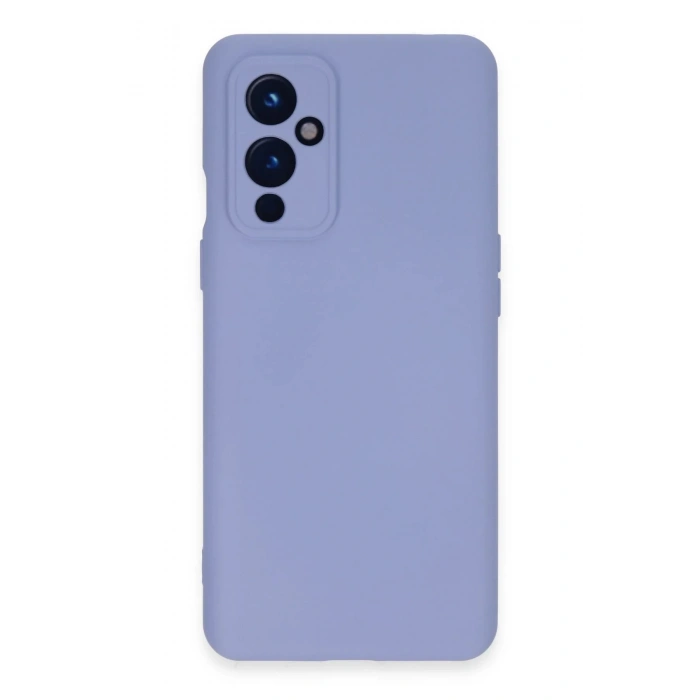 One Plus 9 Kılıf Nano içi Kadife Silikon - Lila