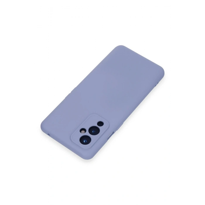 One Plus 9 Kılıf Nano içi Kadife Silikon - Lila