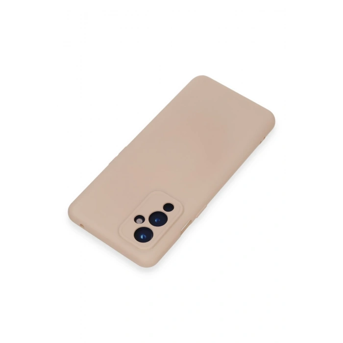 One Plus 9 Kılıf Nano içi Kadife Silikon - Pudra