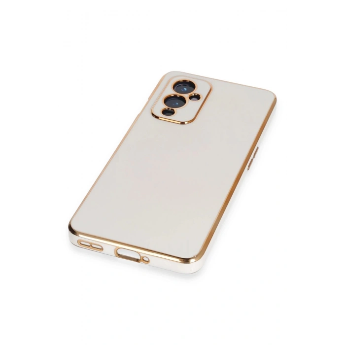 One Plus 9 Kılıf Volet Silikon - Beyaz