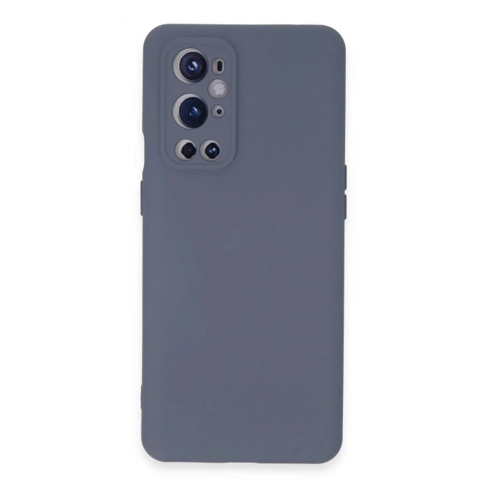 One Plus 9 Pro Kılıf Nano içi Kadife Silikon - Gri