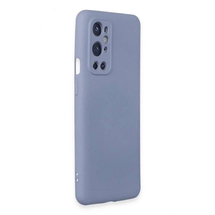 One Plus 9 Pro Kılıf Nano içi Kadife Silikon - Mor