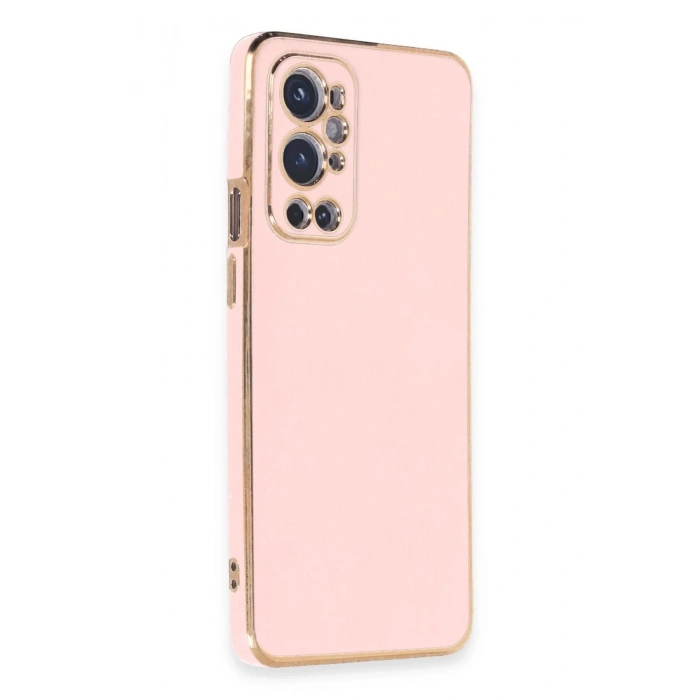 One Plus 9 Pro Kılıf Volet Silikon - Pembe