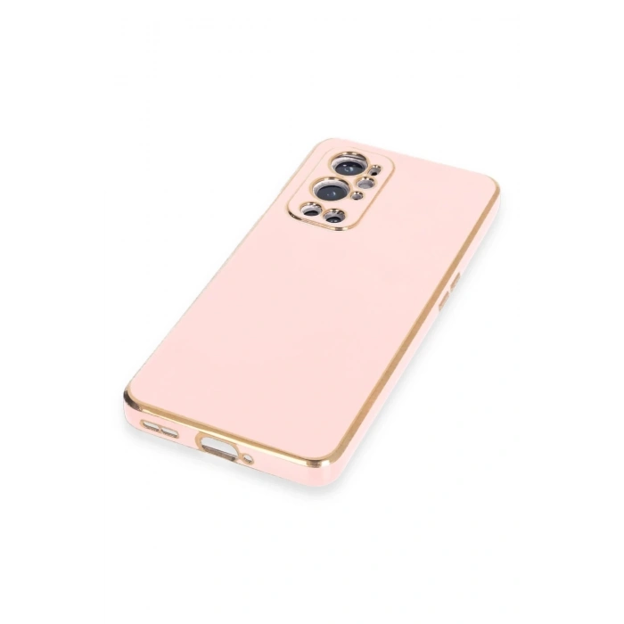 One Plus 9 Pro Kılıf Volet Silikon - Pembe