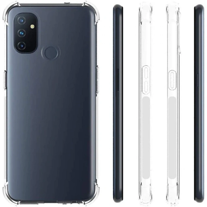 Oneplus Nord N100 Anti-drop Silikon Kılıf Kamera Korumalı Şeffaf Silikon Kılıf