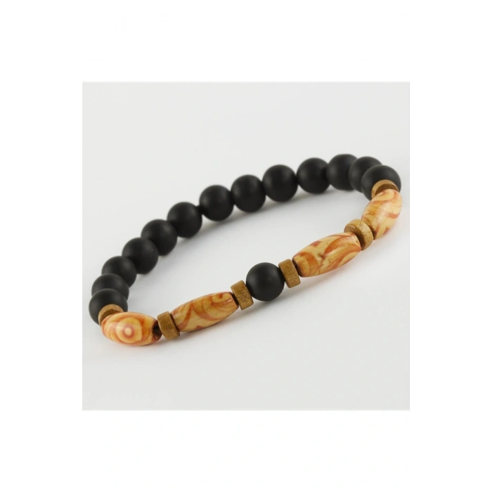 Onix Ahşap Trend Yeni Sezon Doğaltaşlı Bileklik