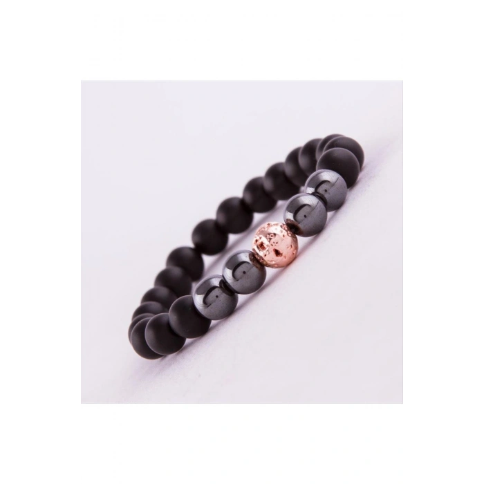 Onix-Hematit Doğaltaş Bileklik