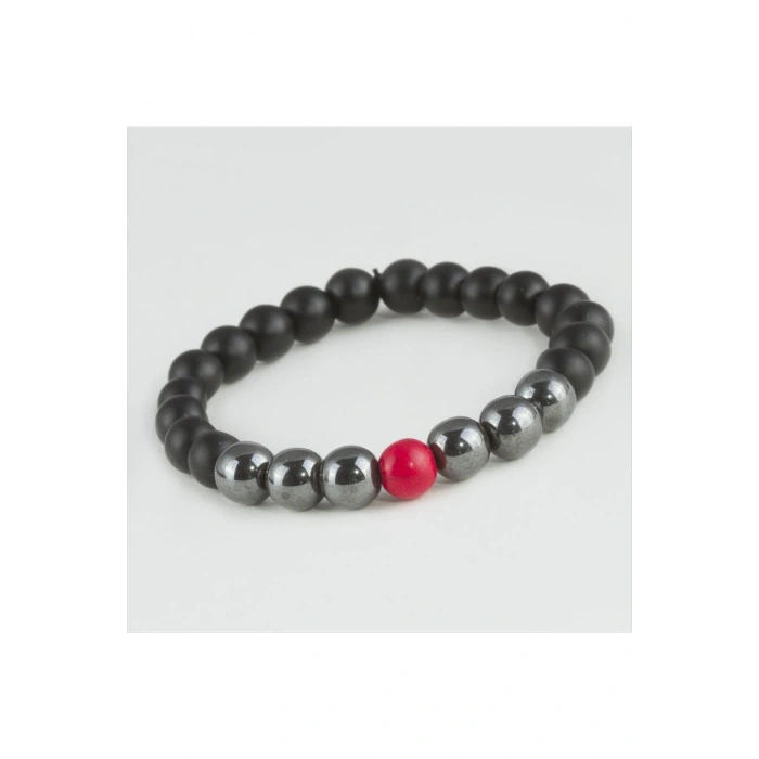 Onix-Hematit Doğaltaş Bileklik