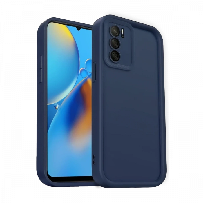 Oppo A16 Kılıf Viera Silikon - Lacivert