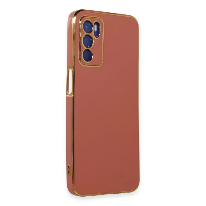 Oppo A16 Kılıf Volet Silikon - Kırmızı