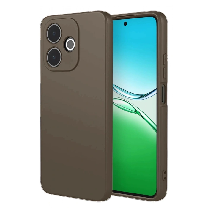 Oppo A5 Pro 4G First Silikon - Kahverengi