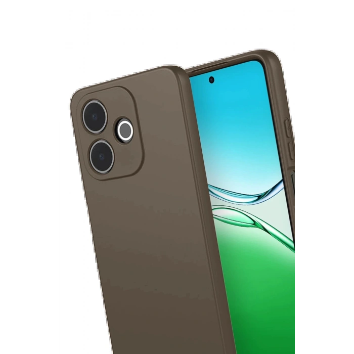 Oppo A5 Pro 4G First Silikon - Kahverengi