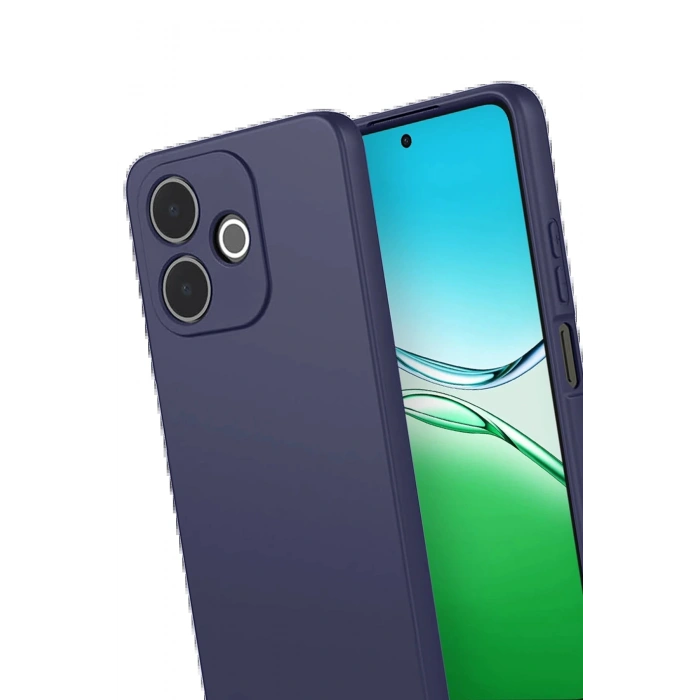 Oppo A5 Pro 4G First Silikon - Lacivert