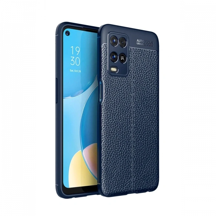 Oppo A54 4G Kılıf Auto Focus Kapak - Lacivert