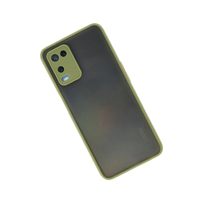 Oppo A54 4G Kılıf Montreal Silikon Kapak - Açık Yeşil