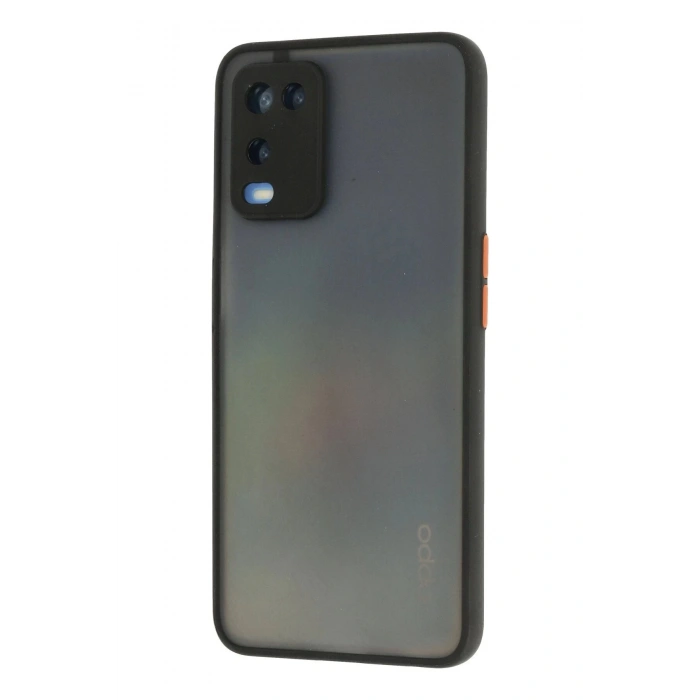 Oppo A54 4G Kılıf Montreal Silikon Kapak - Siyah