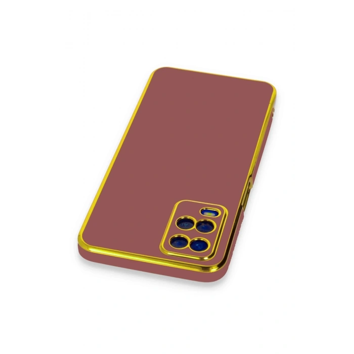 Oppo A54 4G Kılıf Volet Silikon - Kırmızı