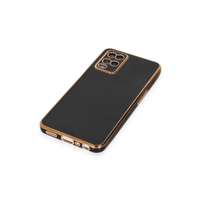 Oppo A54 4G Kılıf Volet Silikon - Siyah