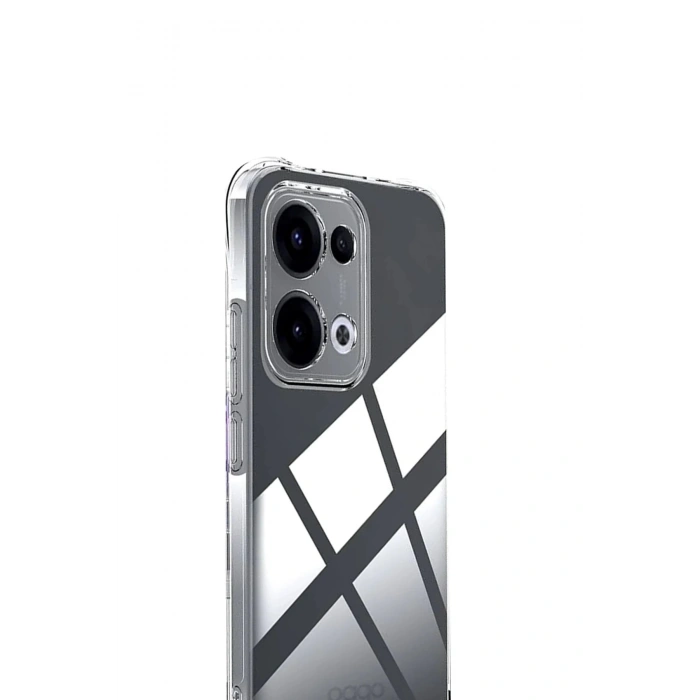 Oppo A6 Pro 4G Lüx Şeffaf Silikon - Şeffaf