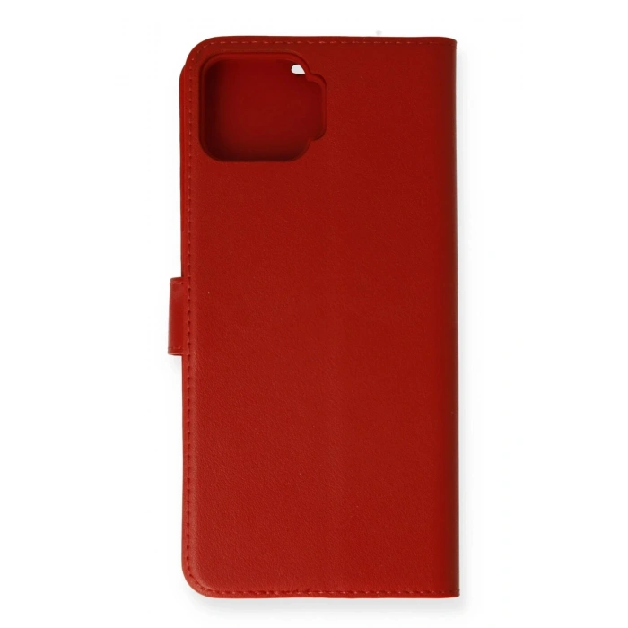 Oppo A73 Kılıf Trend S Plus Kapaklı Kılıf - Kırmızı