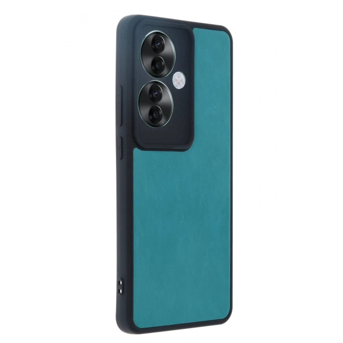 Oppo Reno 11F Kılıf Aras Deri Kapak - Açık Yeşil