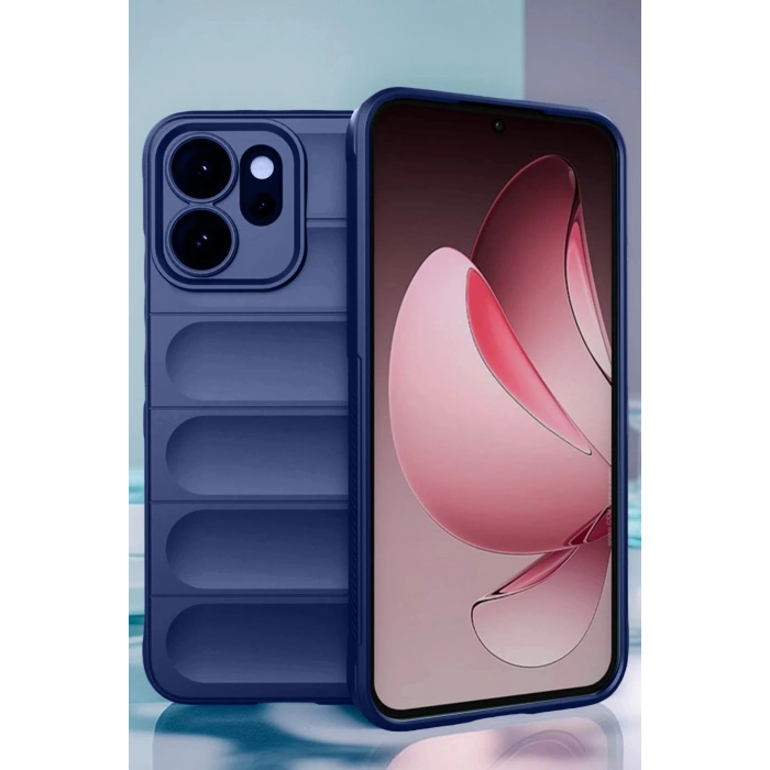 Oppo Reno 14 Optimum Silikon - Lacivert