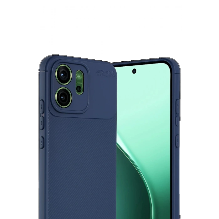 Oppo Reno 14F Auto Focus Karbon Kapak - Lacivert