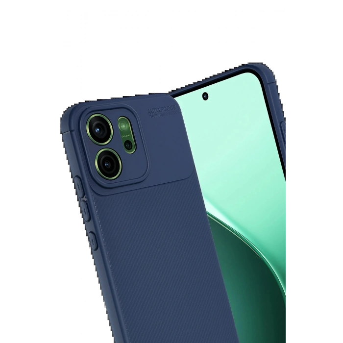 Oppo Reno 14F Auto Focus Karbon Kapak - Lacivert