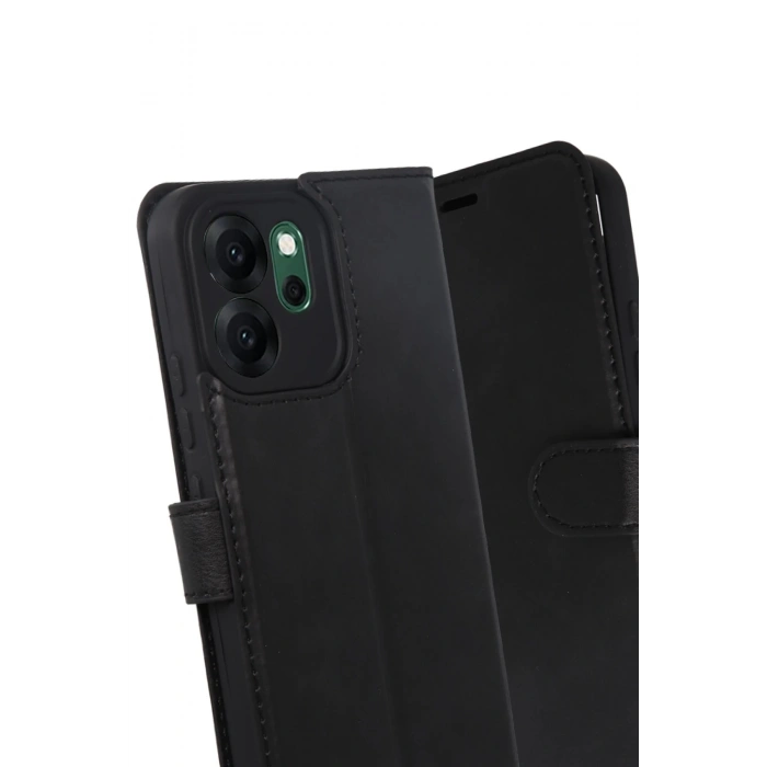 Oppo Reno 14F Trend S Plus Kapaklı Kılıf - Siyah