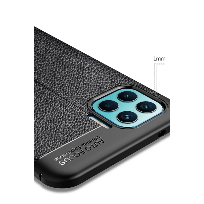 Oppo Reno 4 Lite Kılıf Auto Focus Kapak - Lacivert