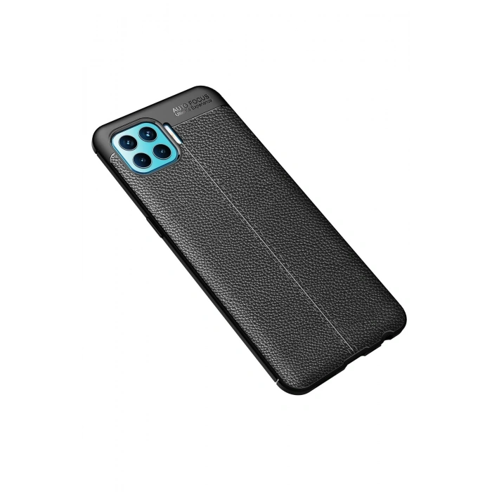 Oppo Reno 4 Lite Kılıf Auto Focus Kapak - Siyah