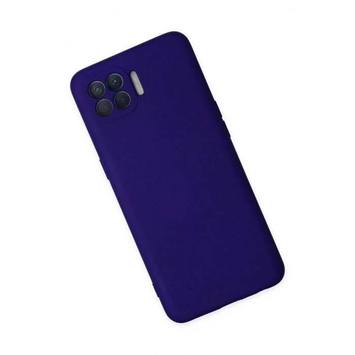 Oppo Reno 4 Lite Kılıf Nano içi Kadife Silikon - Mor