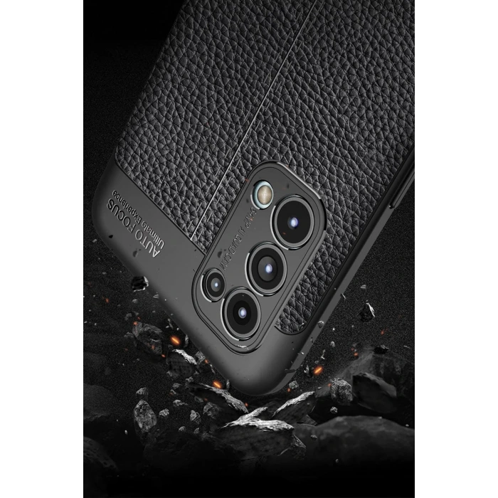 Oppo Reno 5 Kılıf Auto Focus Kapak - Siyah