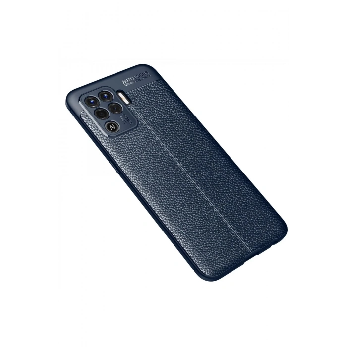 Oppo Reno 5 Lite Kılıf Auto Focus Kapak - Lacivert