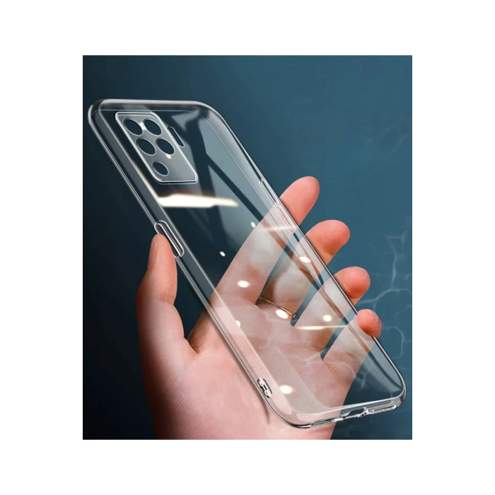 Oppo Reno 5 Lite Kılıf Lüx Şeffaf Silikon
