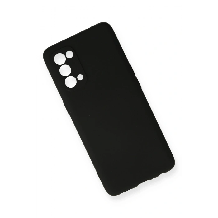 Oppo Reno 5 Pro Kılıf First Silikon - Siyah