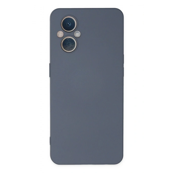 Oppo Reno 7 Lite Kılıf Nano içi Kadife Silikon - Gri