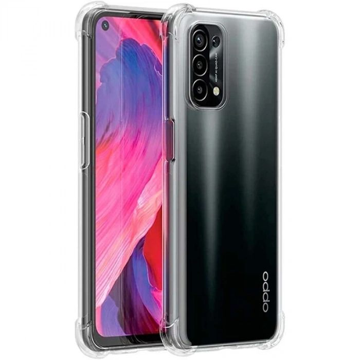 Oppo Reno A54 Kamera Korumalı Shockproof Darbe Emici Silikon Kılıf