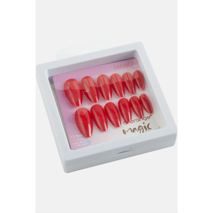 Orange Kedi Gözlü Takma Tırnak