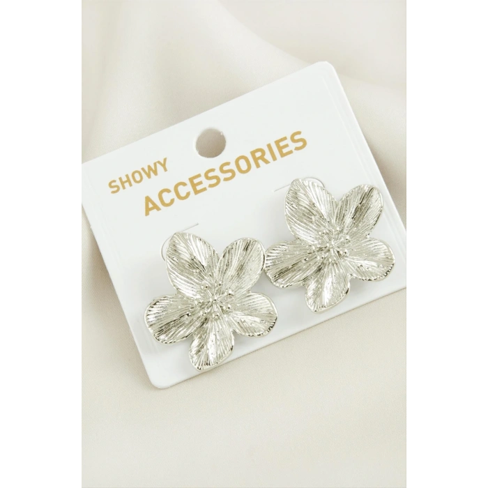 Orkide Trend Metal Küpe