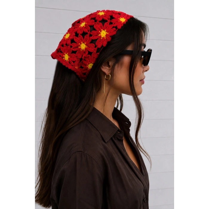 Örme Bohem Bandana