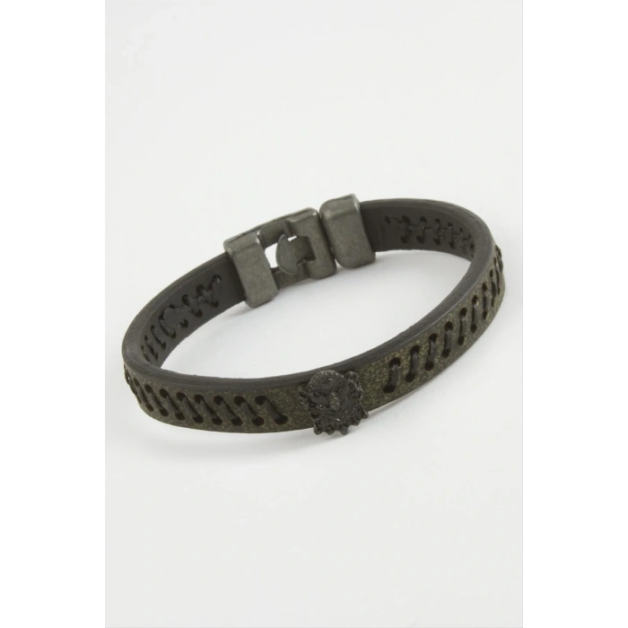 Osmanlı Bayrağı Kaliteli Suni Deri Bileklik