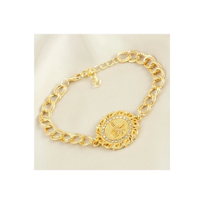 Osmanlı Tuğralı Taşlı Bileklik