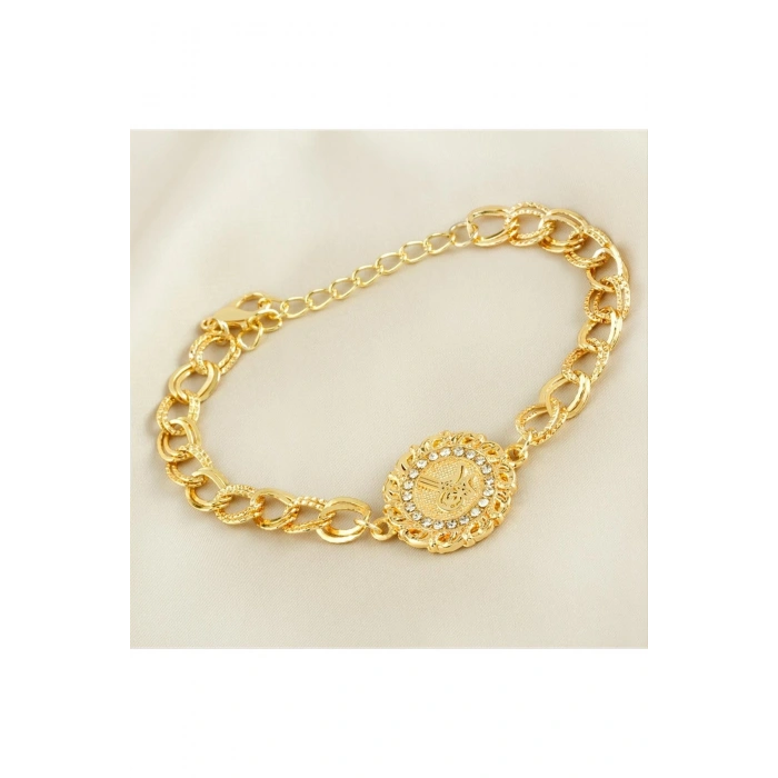 Osmanlı Tuğralı Taşlı Bileklik