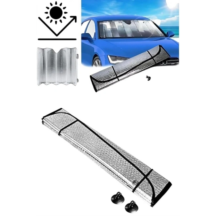 Oto Güneşlik Isı Önleyici Tüm Araçlara Uyumlu Uv Işınlarına Karşı