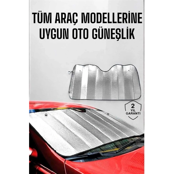 Oto Güneşlik Tüm Araç Tiplerine Uygun Isı Önleyici