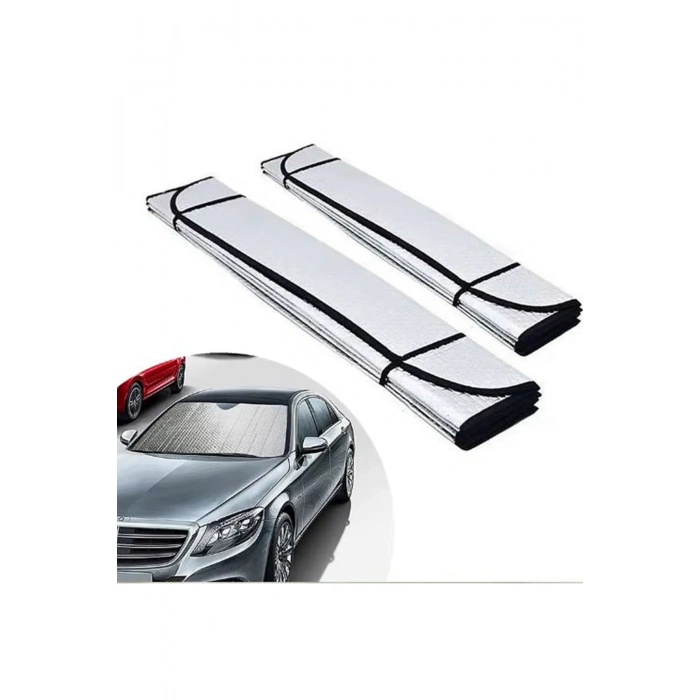 Oto Ön Cam Güneşlik Katlanabilir Uv Koruyucu Renault Megane Hyundai İ20 Opel Astra Toyota Corolla